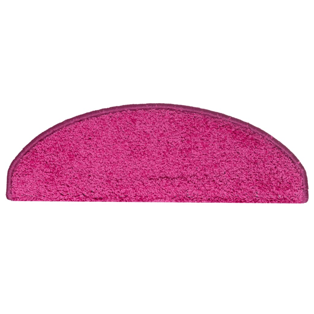 Stufenmatten 15 Stk. 65x21x4 cm Rosa Halbrund Groß