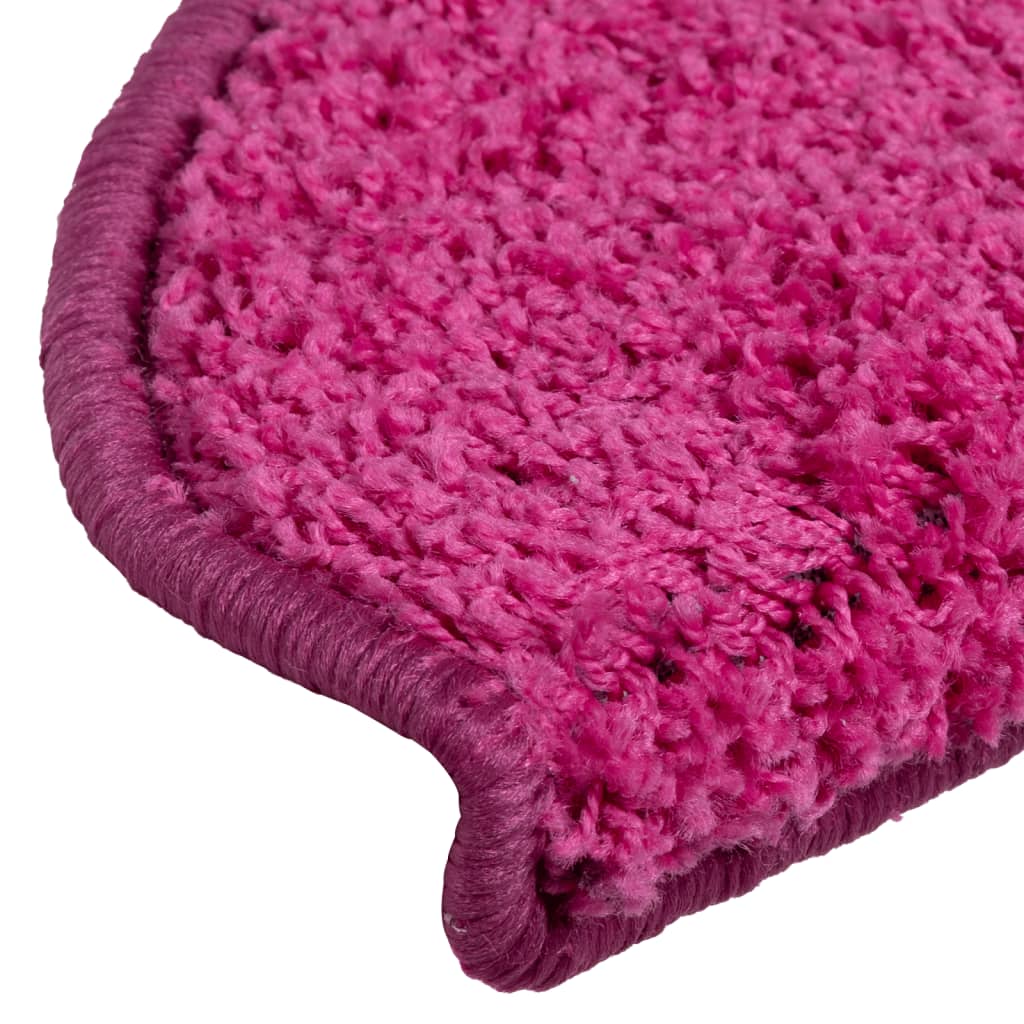 Stufenmatten 15 Stk. 65x21x4 cm Rosa Halbrund Groß