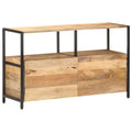 Sideboard 110x35x65 cm Massivholz Mango