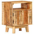 Nachttisch 40x30x50 cm Raues Mangoholz