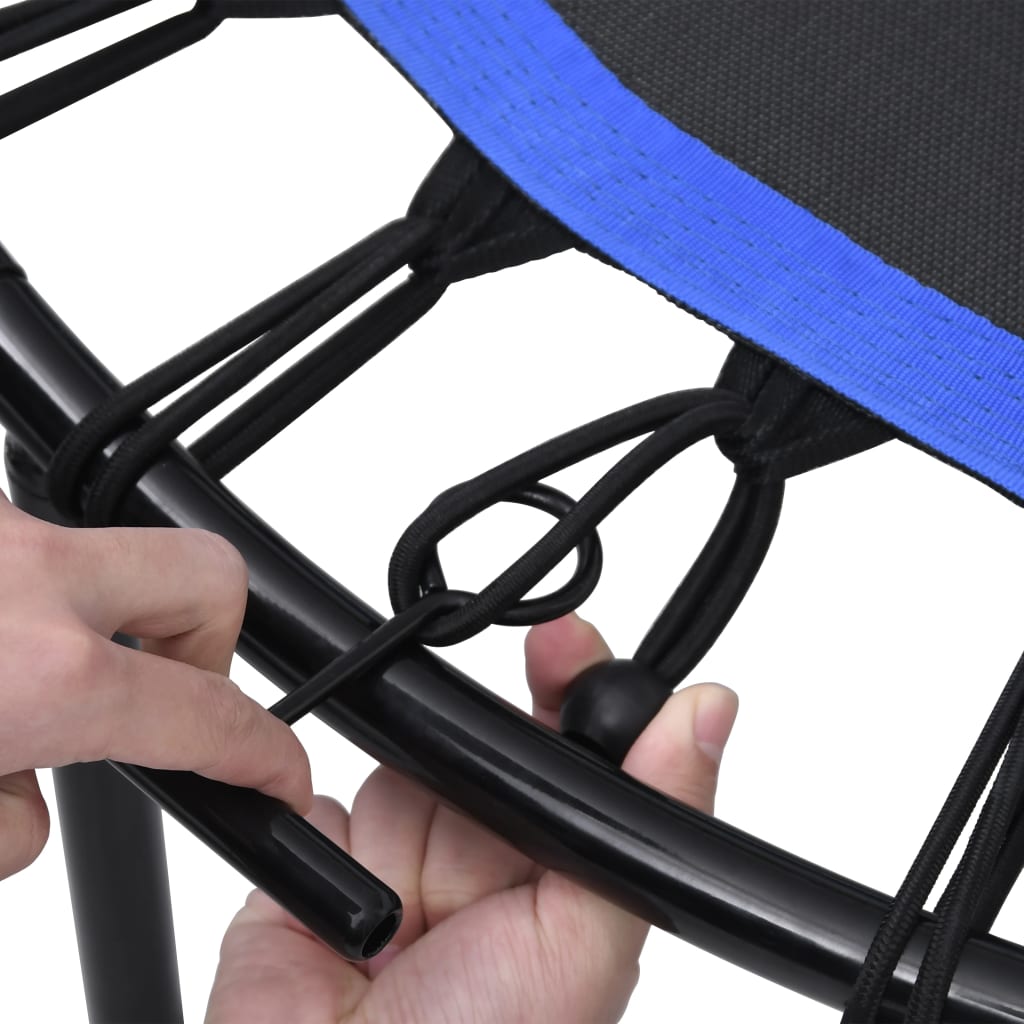 Fitness Trampolin mit Griff und Sicherheitspolster 122 cm