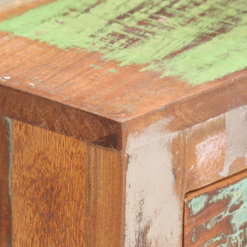 Sideboard 80 x 30 x 70 cm Recyceltes Massivholz