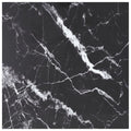 Tischplatte Schwarz 70x70 cm 6 mm Hartglas in Marmoroptik