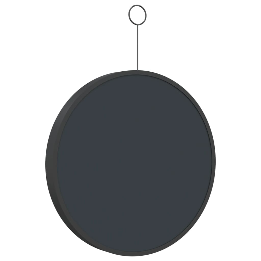 Hängespiegel mit Haken Schwarz 30 cm
