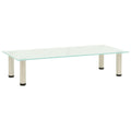 TV-Tisch 80x35x17 cm Satiniertes Hartglas