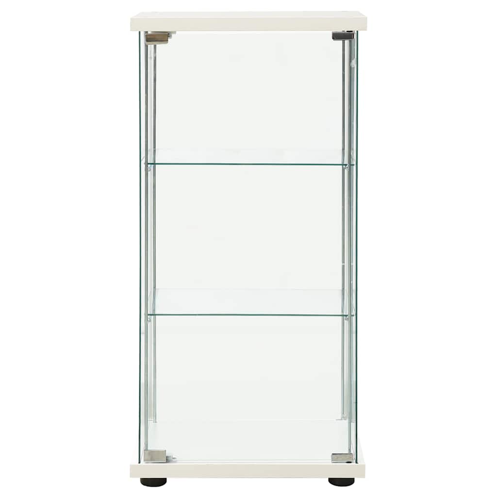 Vitrine Hartglas Weiß