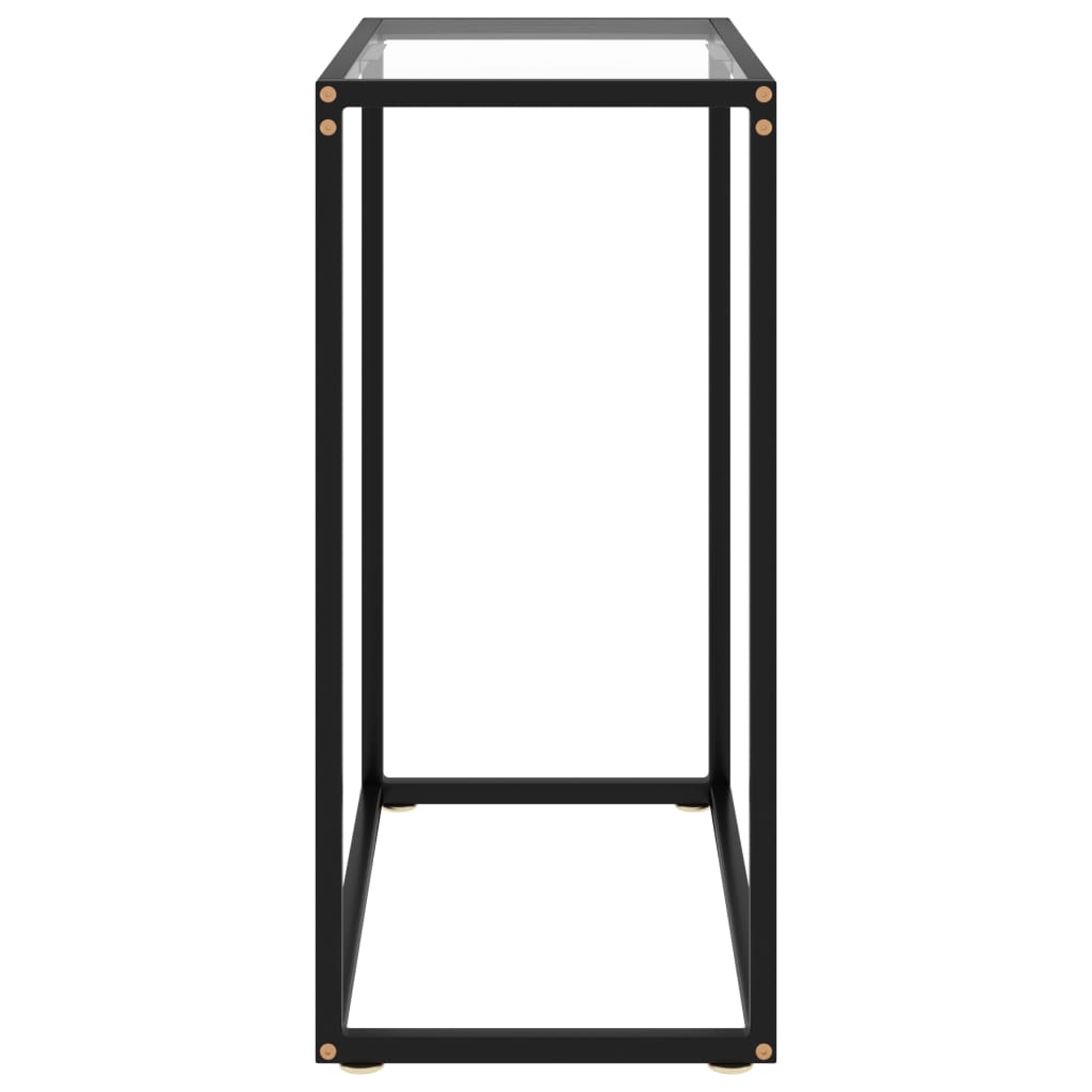 Konsolentisch Transparent 60x35x75 cm Hartglas