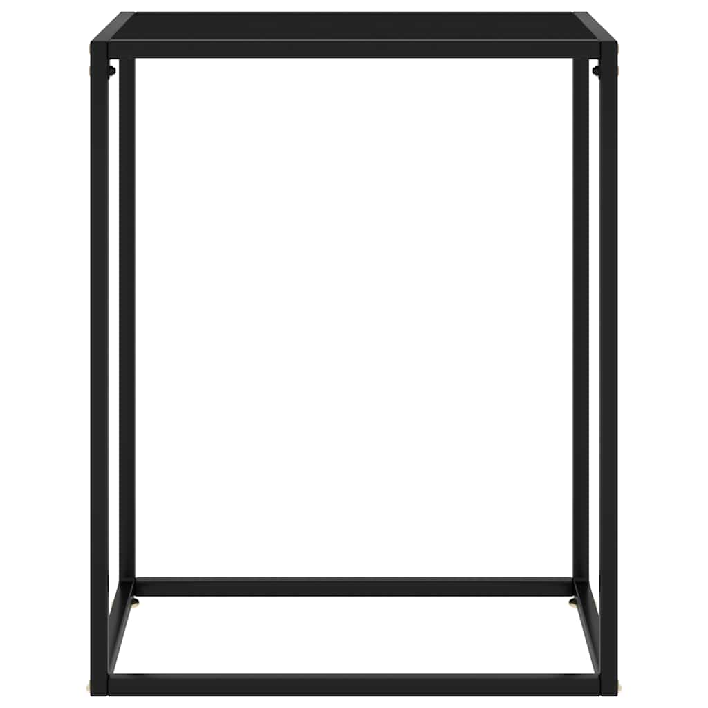 Konsolentisch Schwarz 60x35x75 cm Hartglas