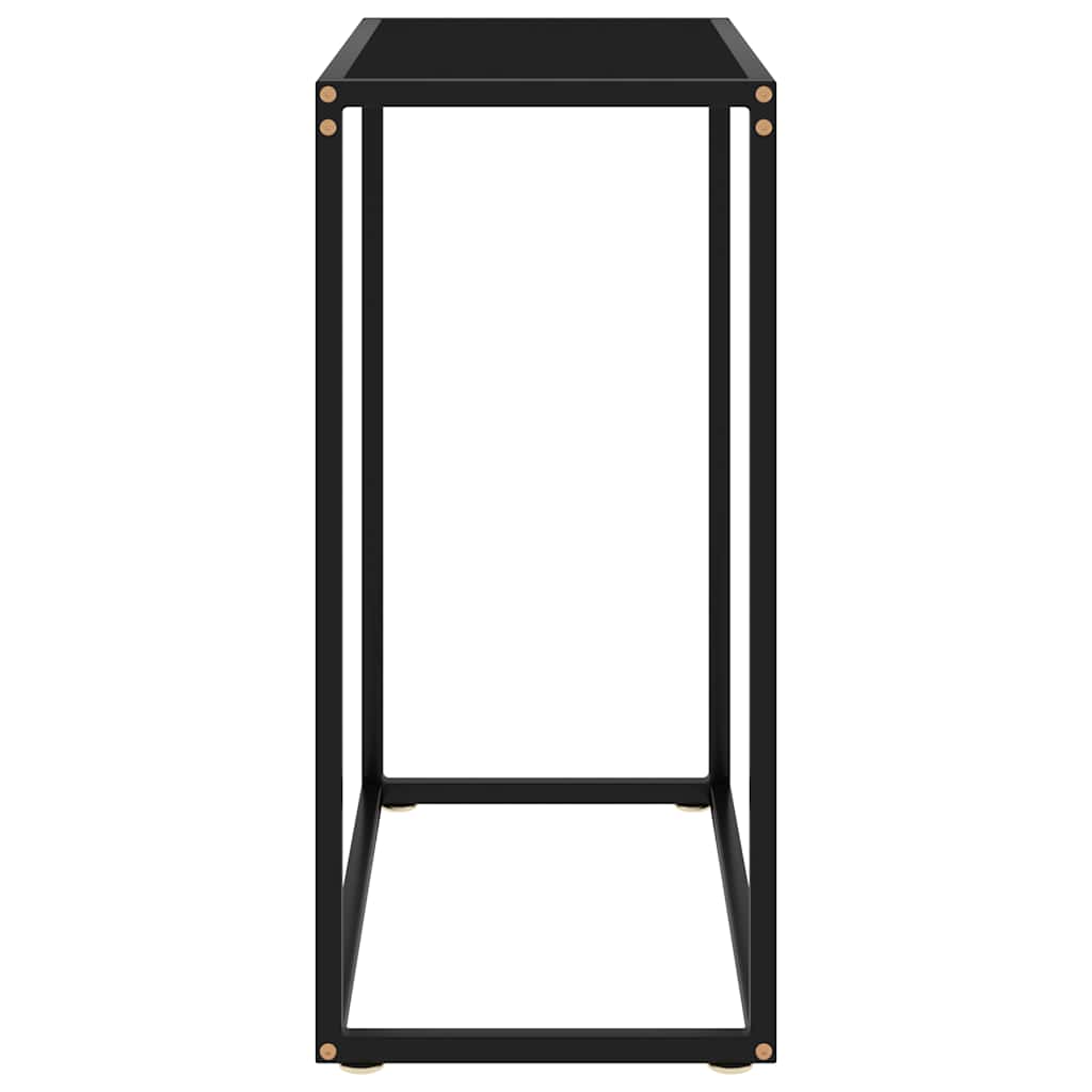 Konsolentisch Schwarz 60x35x75 cm Hartglas