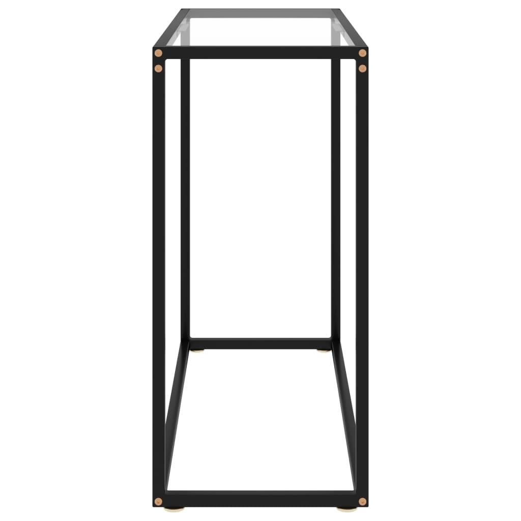 Konsolentisch Transparent 80x35x75 cm Hartglas