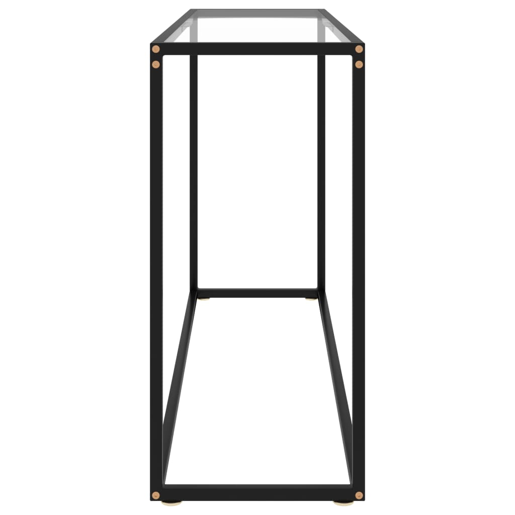 Konsolentisch Transparent 120x35x75 cm Hartglas