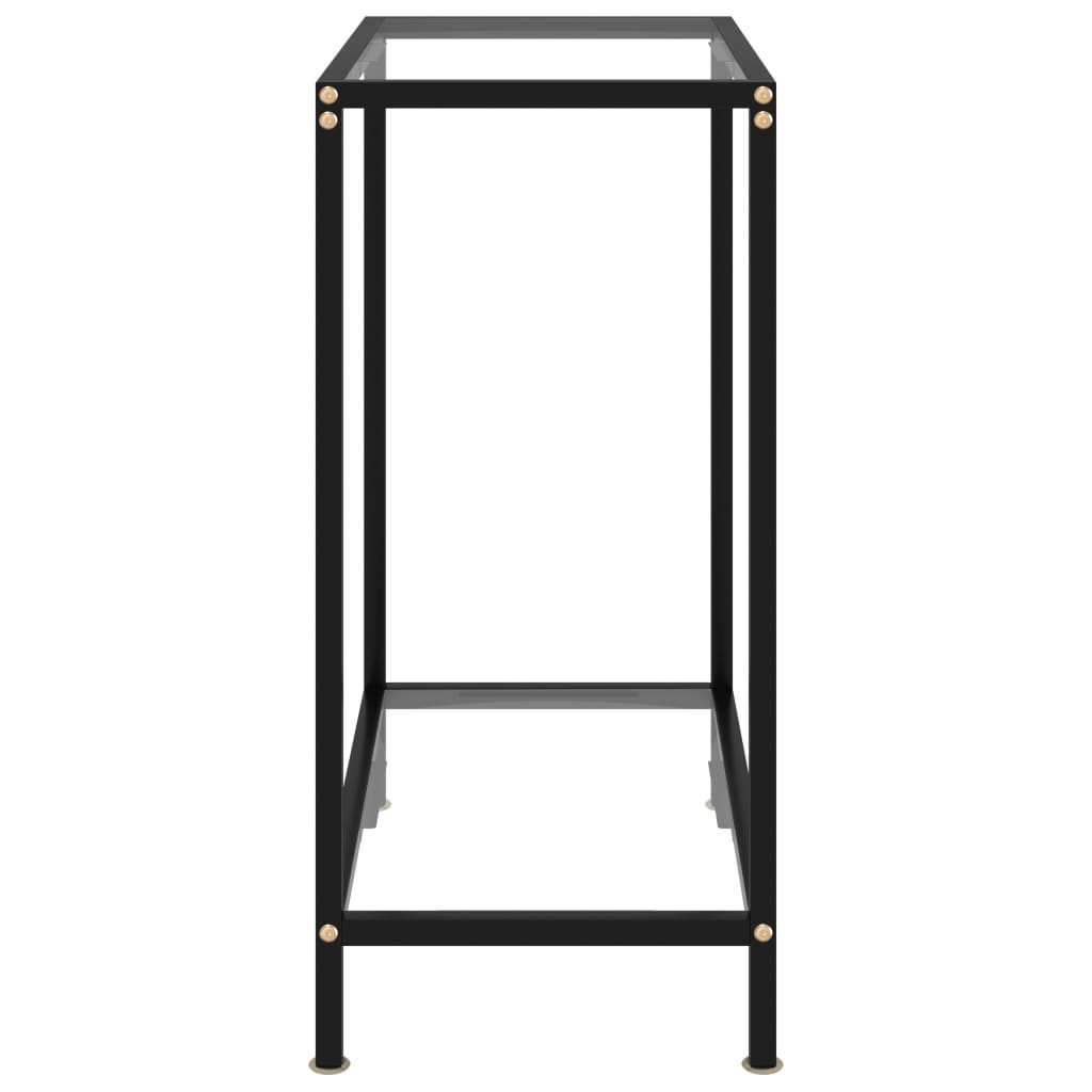 Konsolentisch Transparent 60x35x75 cm Hartglas