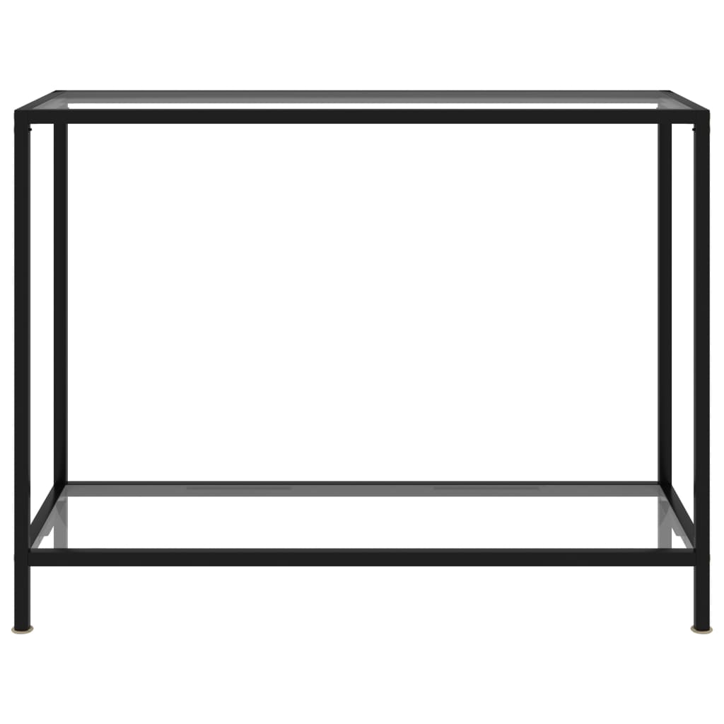 Konsolentisch Transparent 100x35x75 cm Hartglas