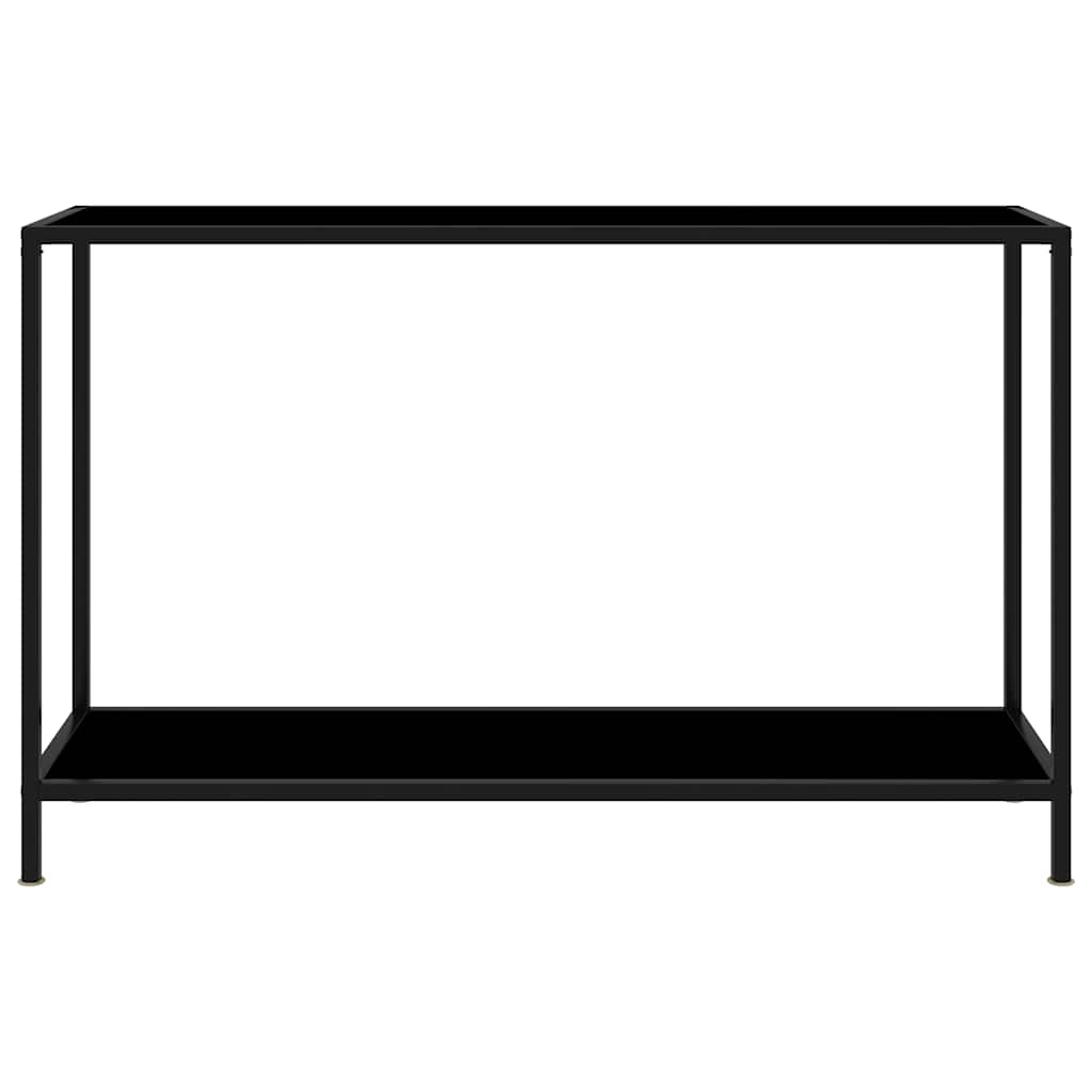 Konsolentisch Schwarz 120x35x75 cm Hartglas