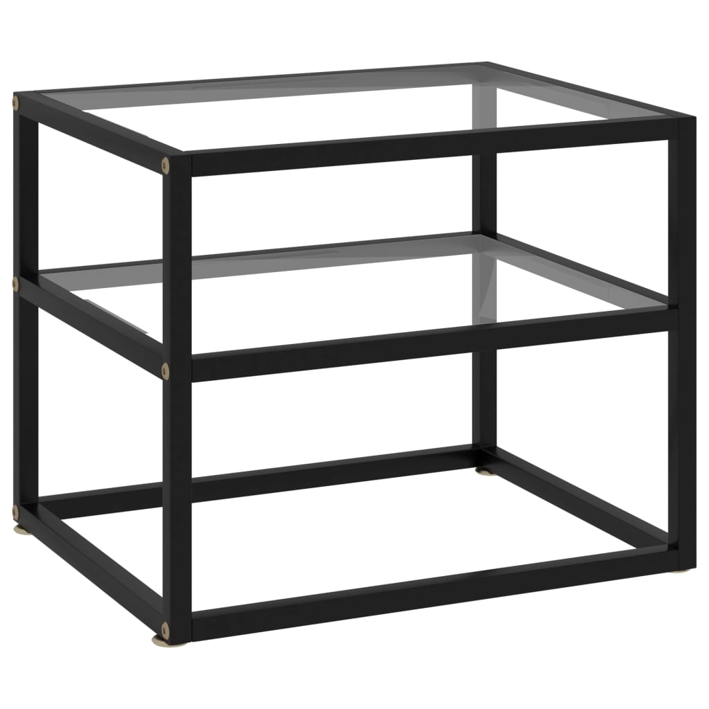 Konsolentisch Transparent 50x40x40 cm Hartglas