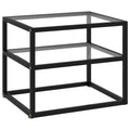 Konsolentisch Transparent 50x40x40 cm Hartglas