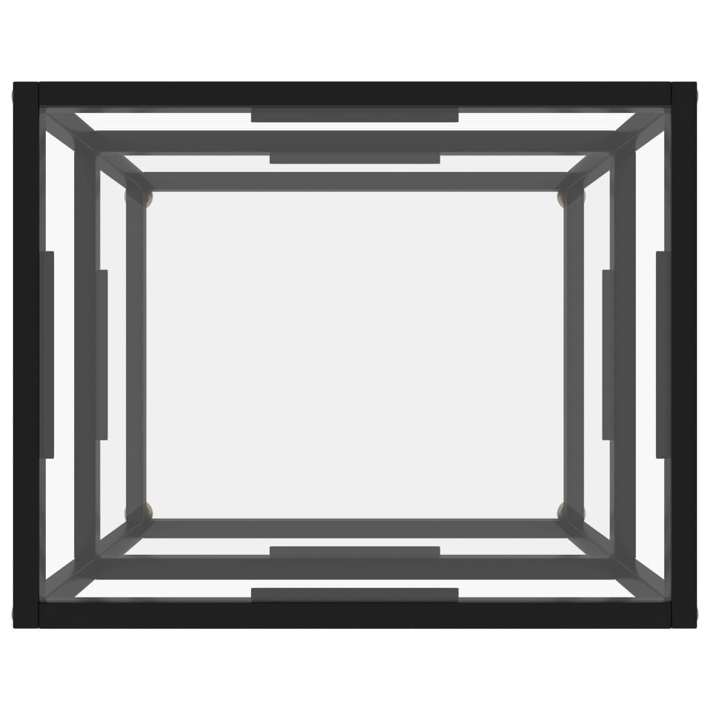 Konsolentisch Transparent 50x40x40 cm Hartglas
