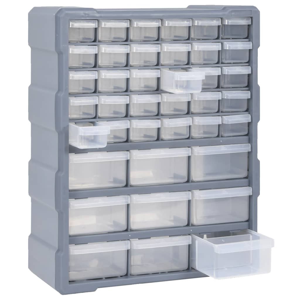 Multi-Schubladen-Organizer mit 39 Schubladen 38x16x47 cm