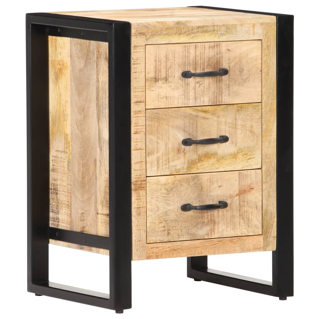 Nachttisch 40x35x55 cm Mango Massivholz
