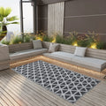 Outdoor-Teppich ARAKIL Schwarz 160x230 cm PP