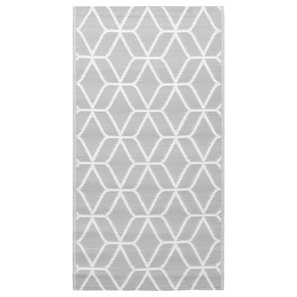 Outdoor-Teppich ARAKIL Grau 80x150 cm PP