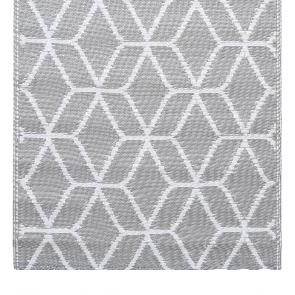 Outdoor-Teppich ARAKIL Grau 80x150 cm PP