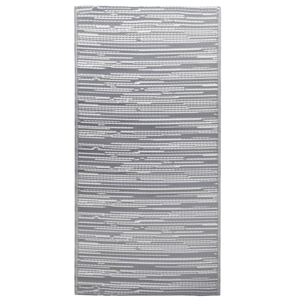 Outdoor-Teppich ARAKIL Grau 190x290 cm PP