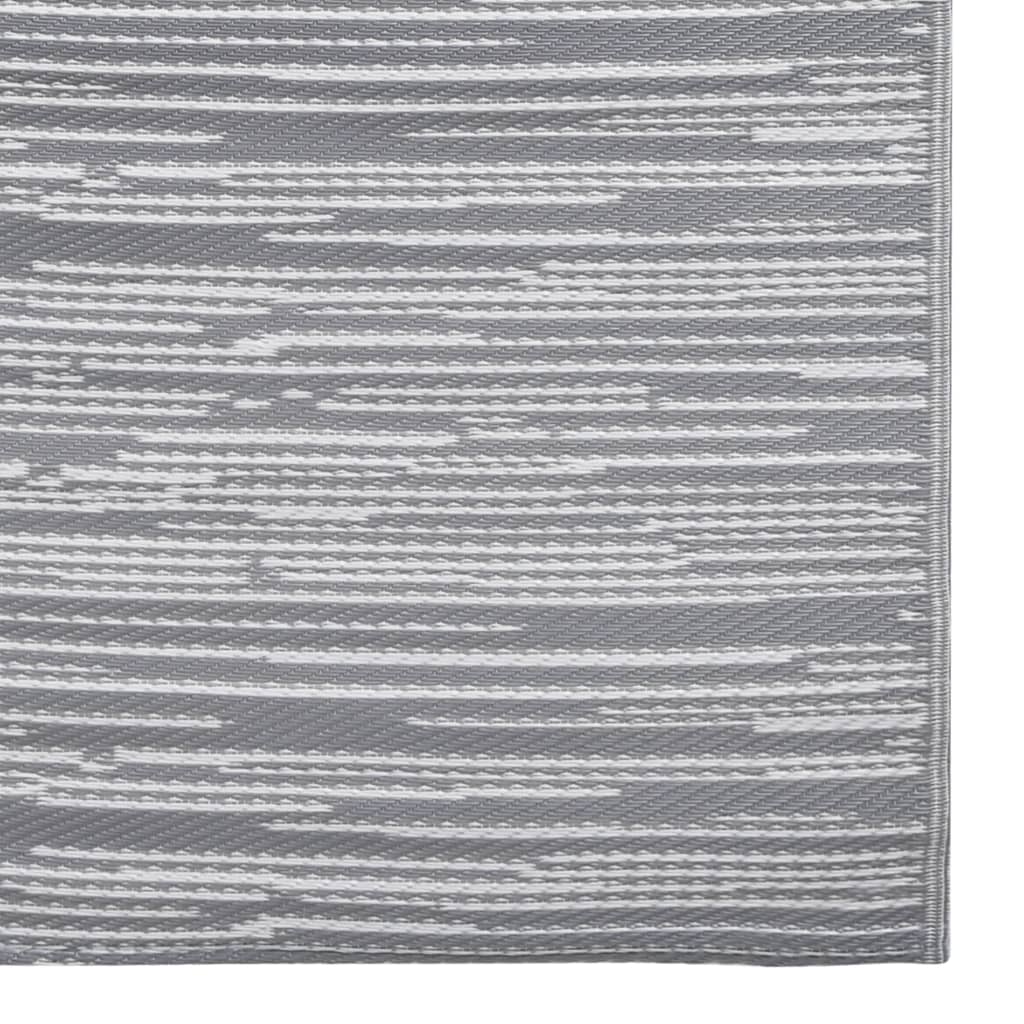 Outdoor-Teppich ARAKIL Grau 190x290 cm PP