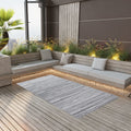Outdoor-Teppich ARAKIL Grau 190x290 cm PP