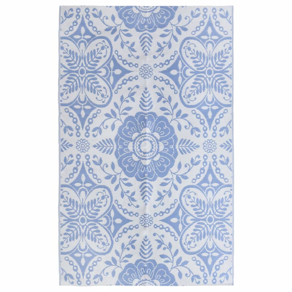 Outdoor-Teppich ARAKIL Babyblau 190x290 cm PP