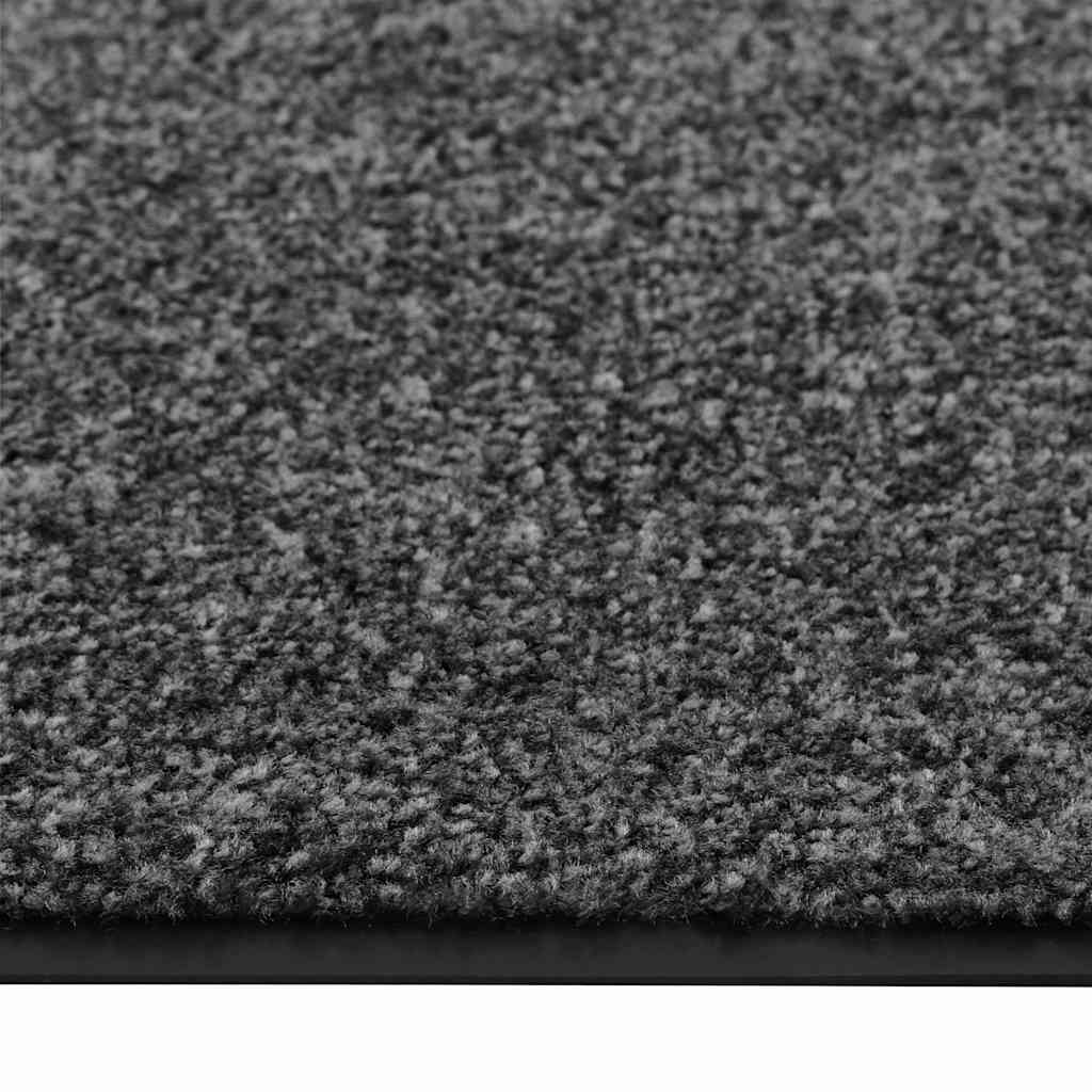 Fußmatte Waschbar Anthrazit 120x180 cm