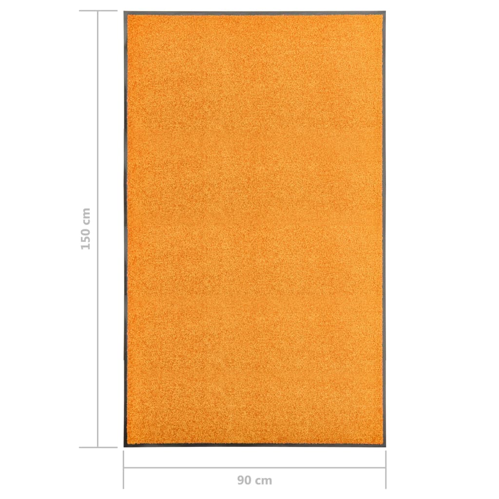 Fußmatte Waschbar Orange 90x150 cm