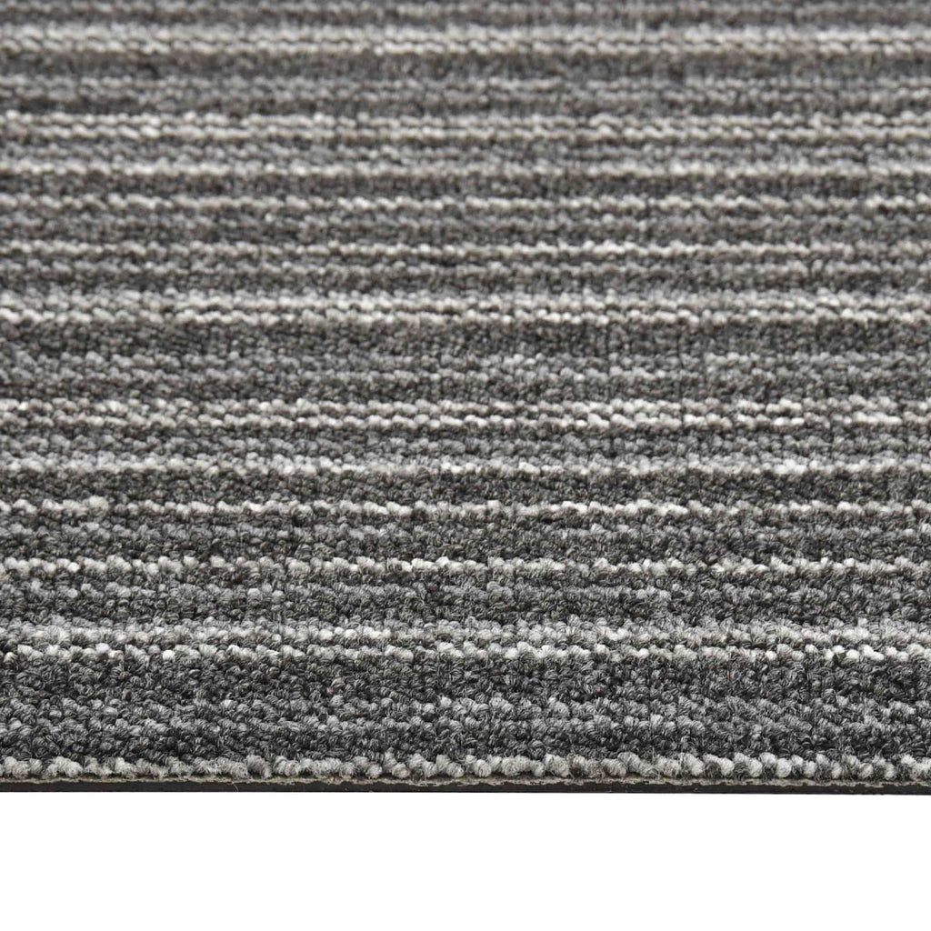 Teppich 20 pcs Gestreiftes Anthrazit 50 x 50 cm