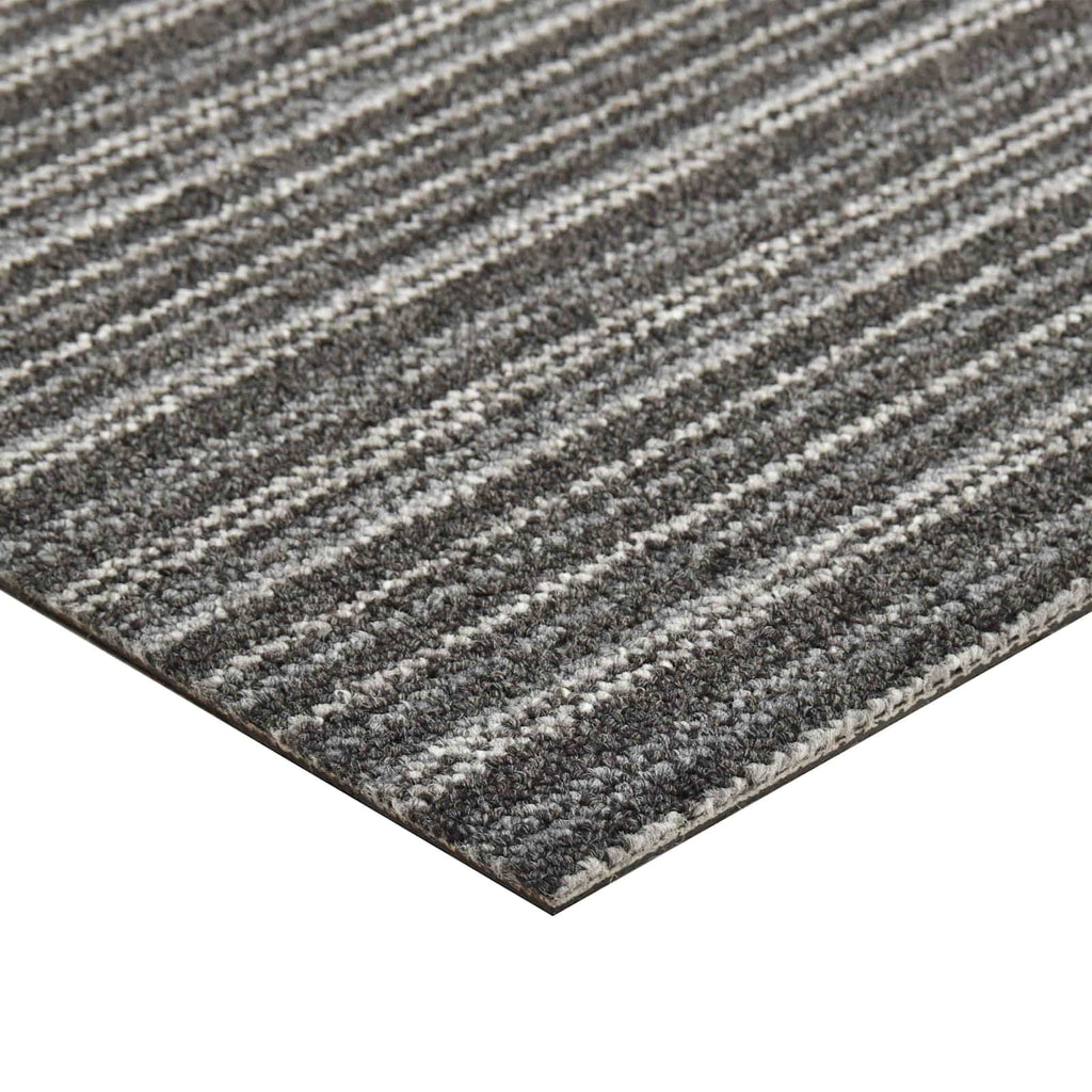 Teppich 20 pcs Gestreiftes Anthrazit 50 x 50 cm