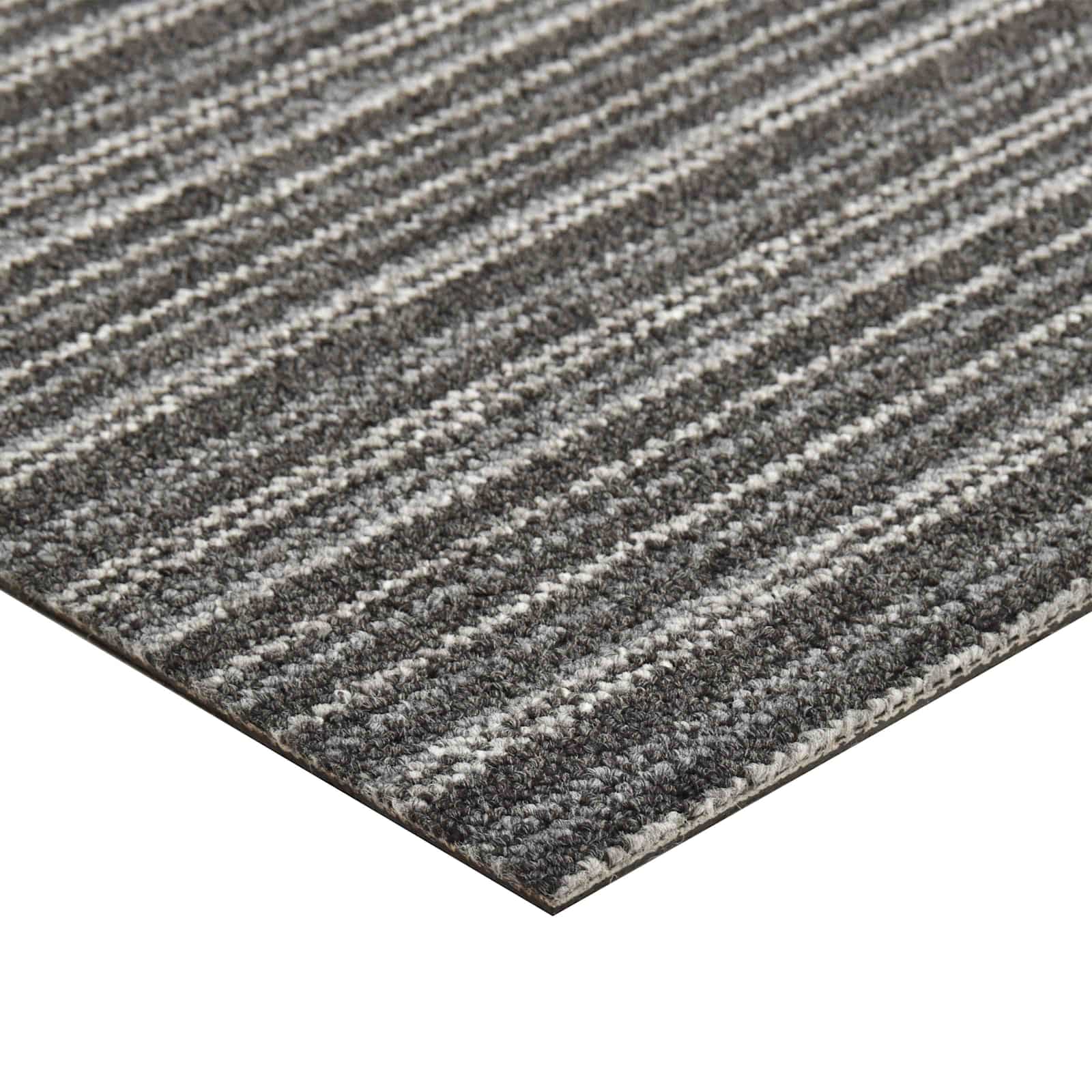 Teppich 20 pcs Gestreiftes Anthrazit 50 x 50 cm