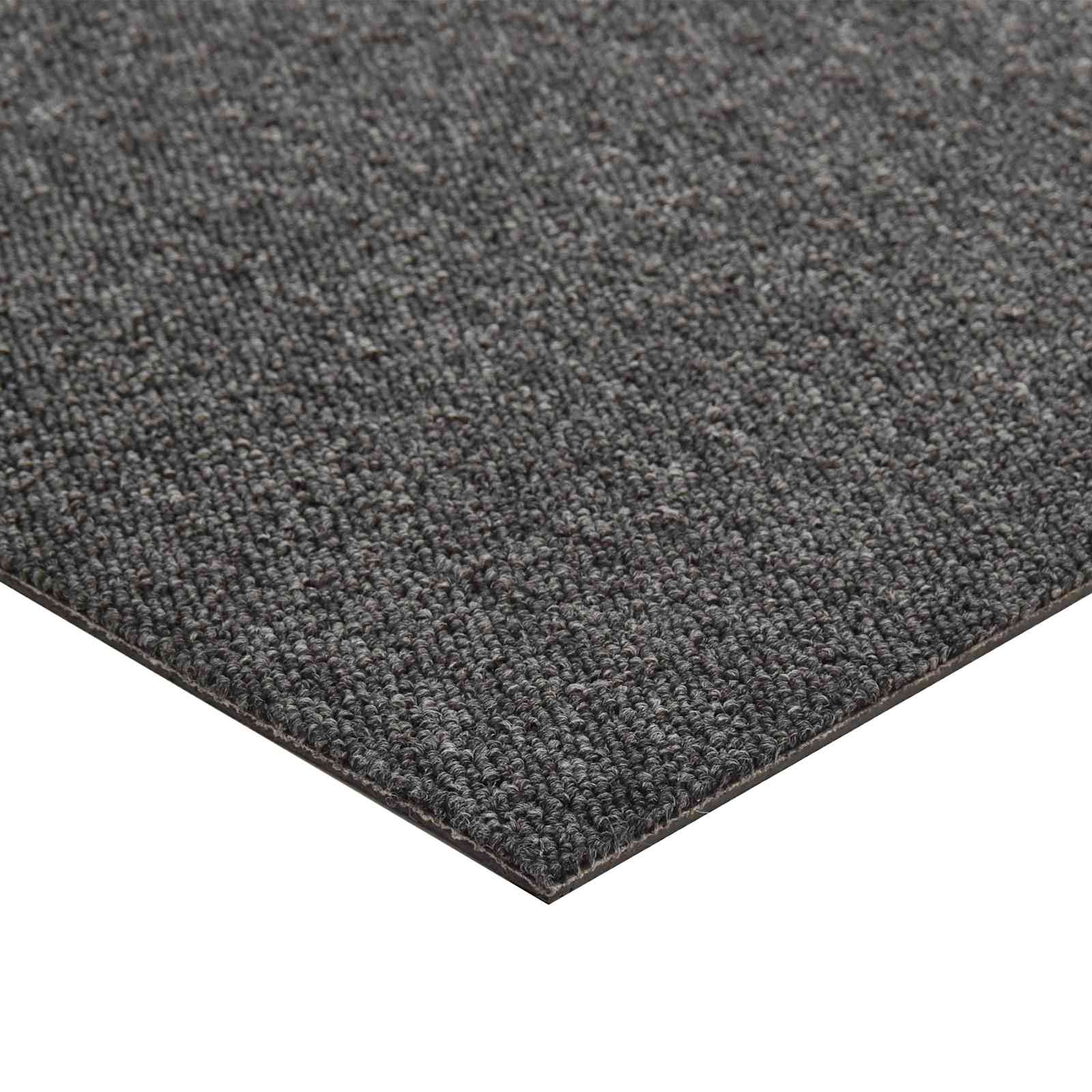 Teppich 20 pcs Anthrazit 50 x 50 cm 100% Polypropylen
