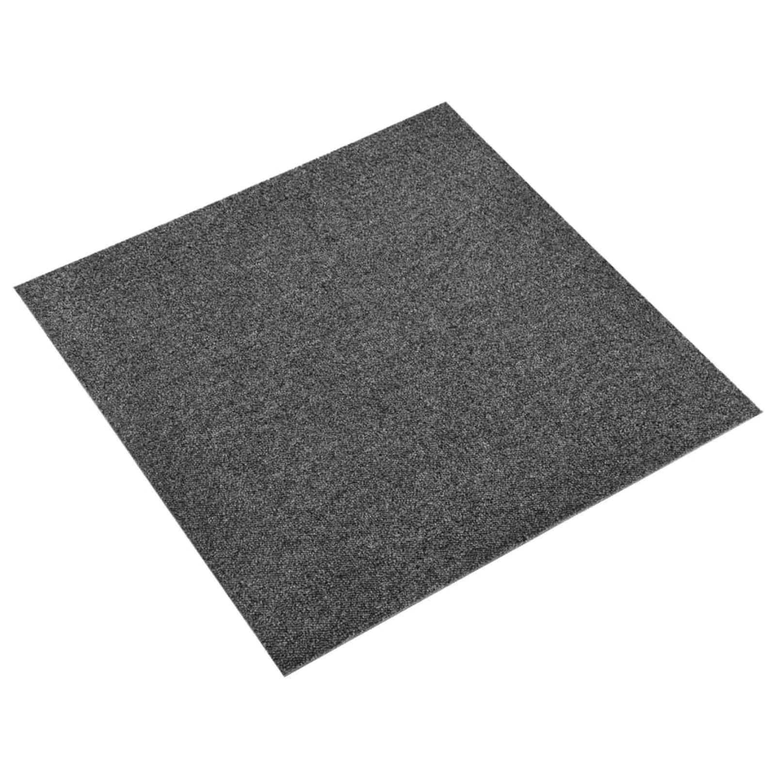 Teppich 20 pcs Anthrazit 50 x 50 cm 100% Polypropylen