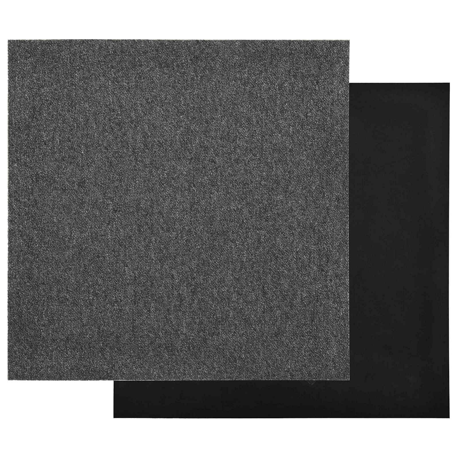 Teppich 20 pcs Anthrazit 50 x 50 cm 100% Polypropylen