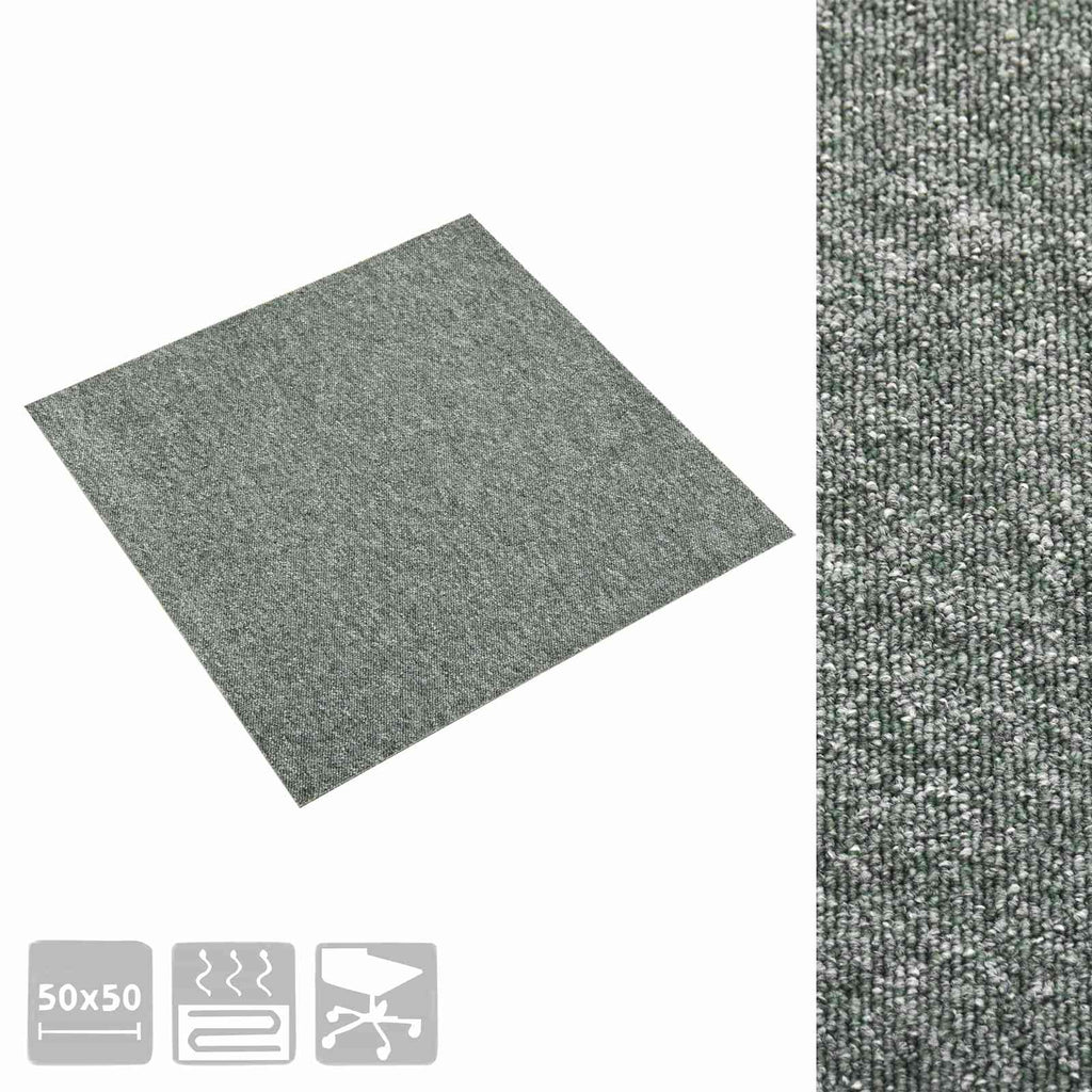 Teppich 20 pcs Grün 50 x 50 cm 100% Polypropylen