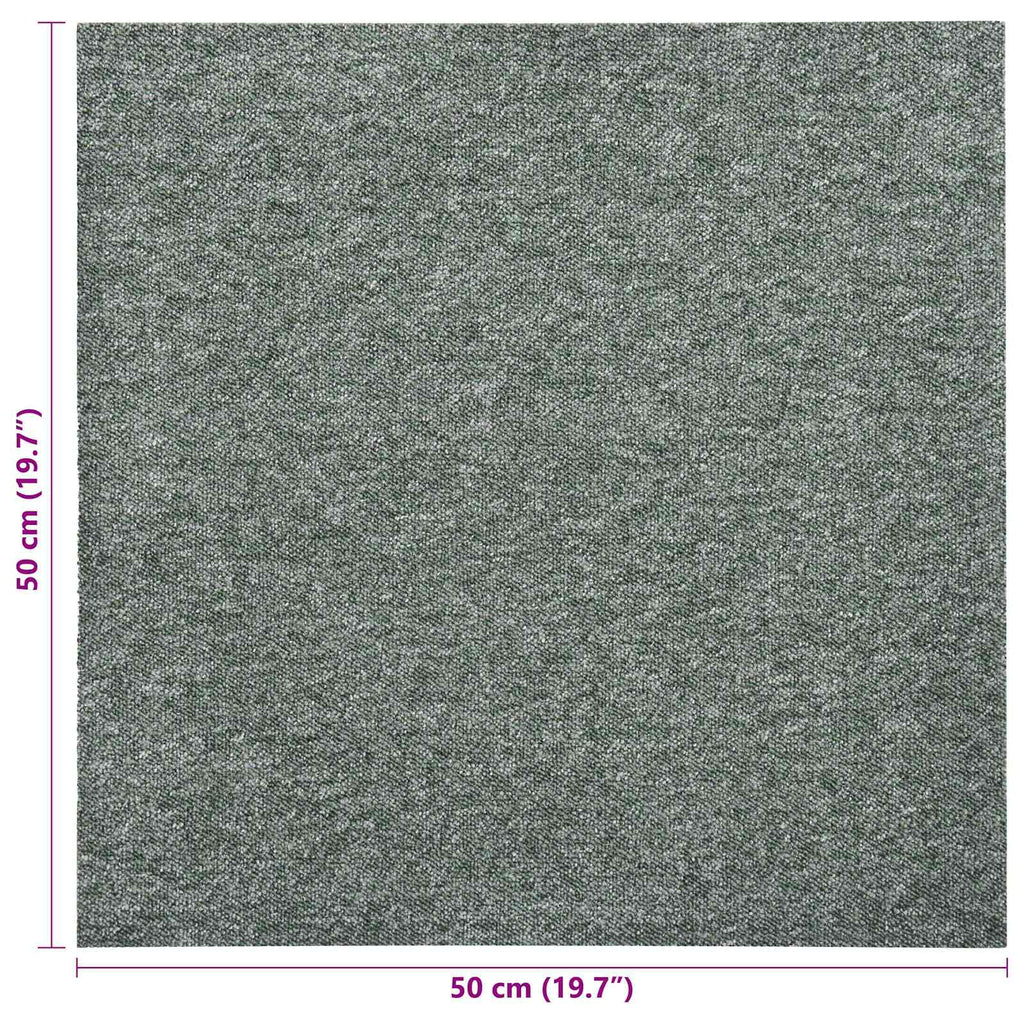 Teppich 20 pcs Grün 50 x 50 cm 100% Polypropylen