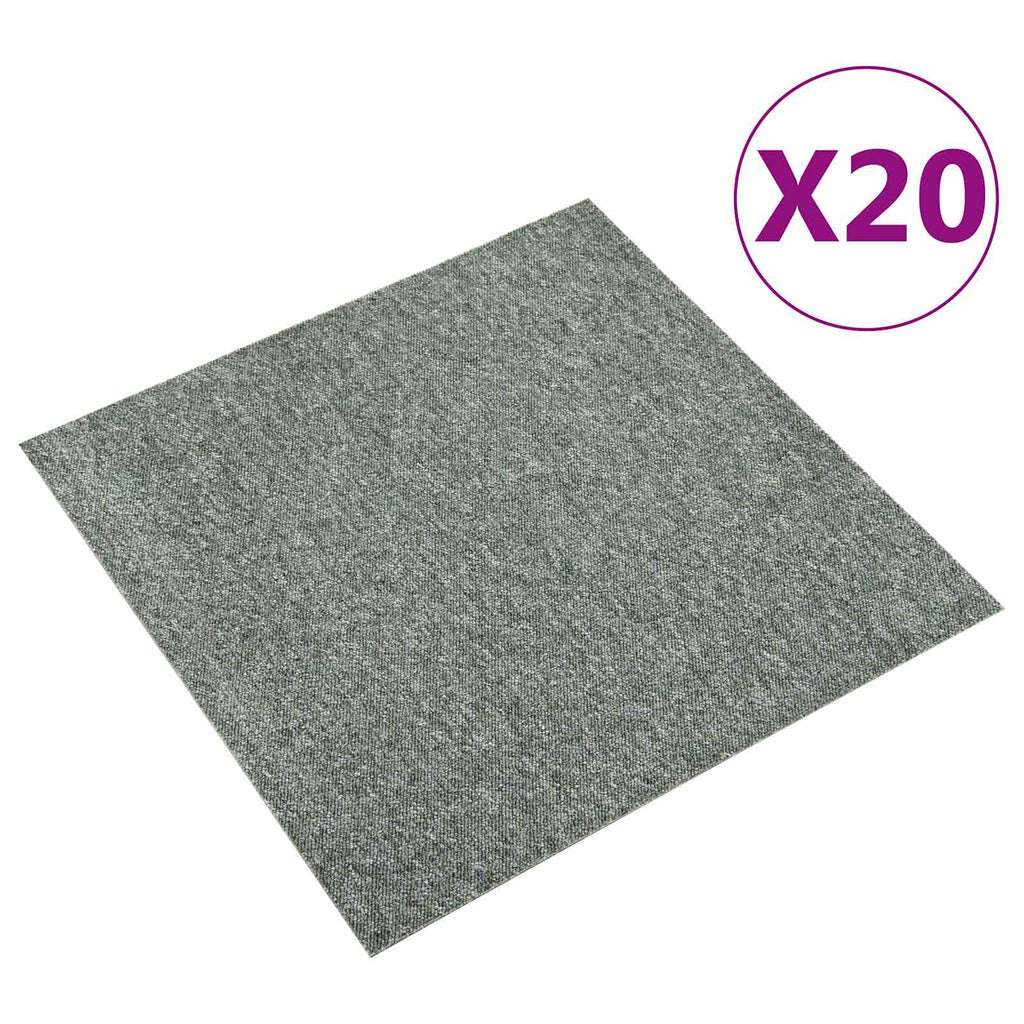 Teppich 20 pcs Grün 50 x 50 cm 100% Polypropylen