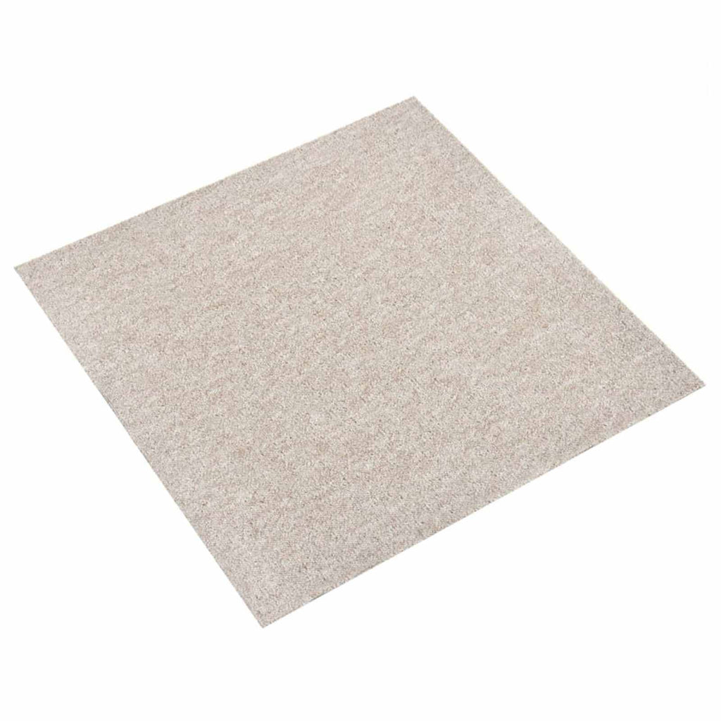 Teppich 20 pcs Hellbeige 50 x 50 cm 100% Polypropylen