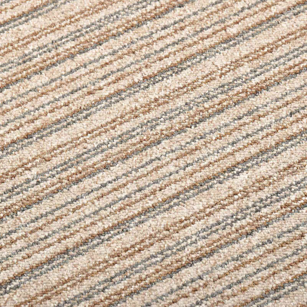 Teppich 20 pcs Gestreiftes Beige 50 x 50 cm 100% Polypropylen