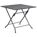 Klapptisch Mesh 80x80x72 cm Stahl Anthrazit