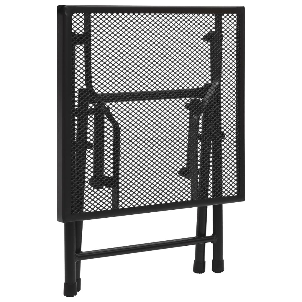 Klapptisch Mesh 38x38x38 cm Stahl Anthrazit