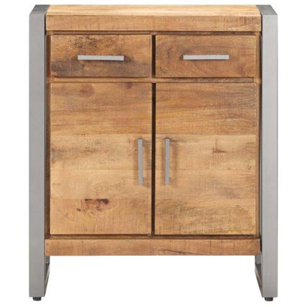 Sideboard 60x35x72 cm Raues Mangoholz