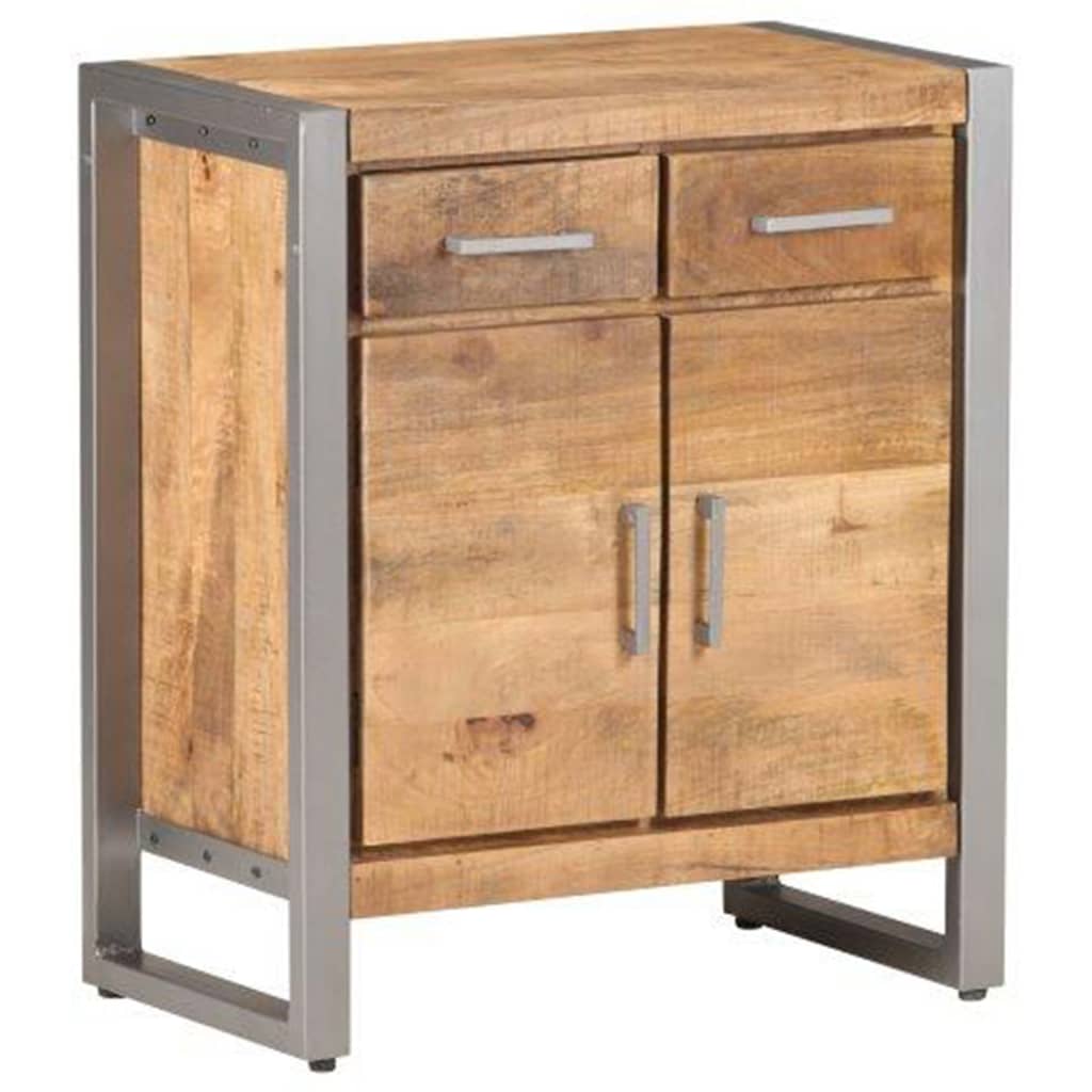 Sideboard 60x35x72 cm Raues Mangoholz
