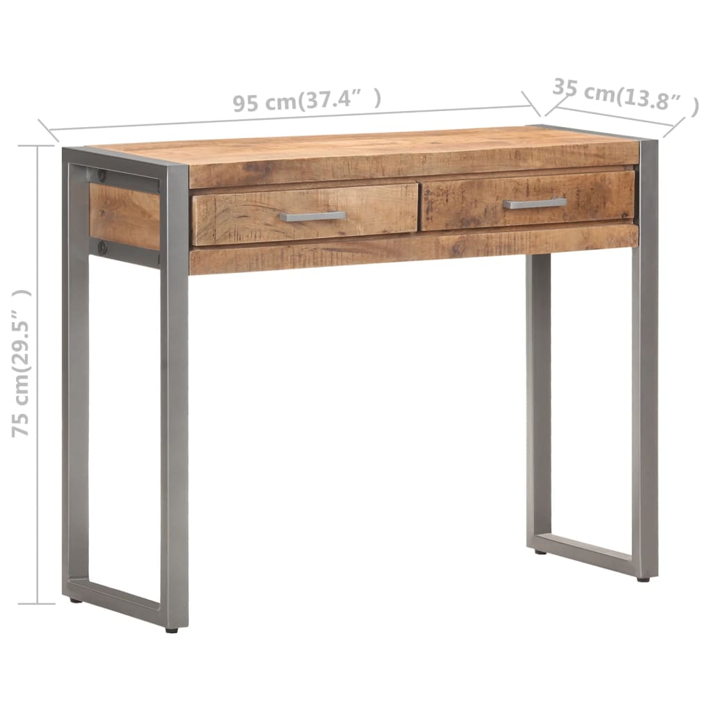 Konsolentisch 95x35x75 cm Massivholz Mango
