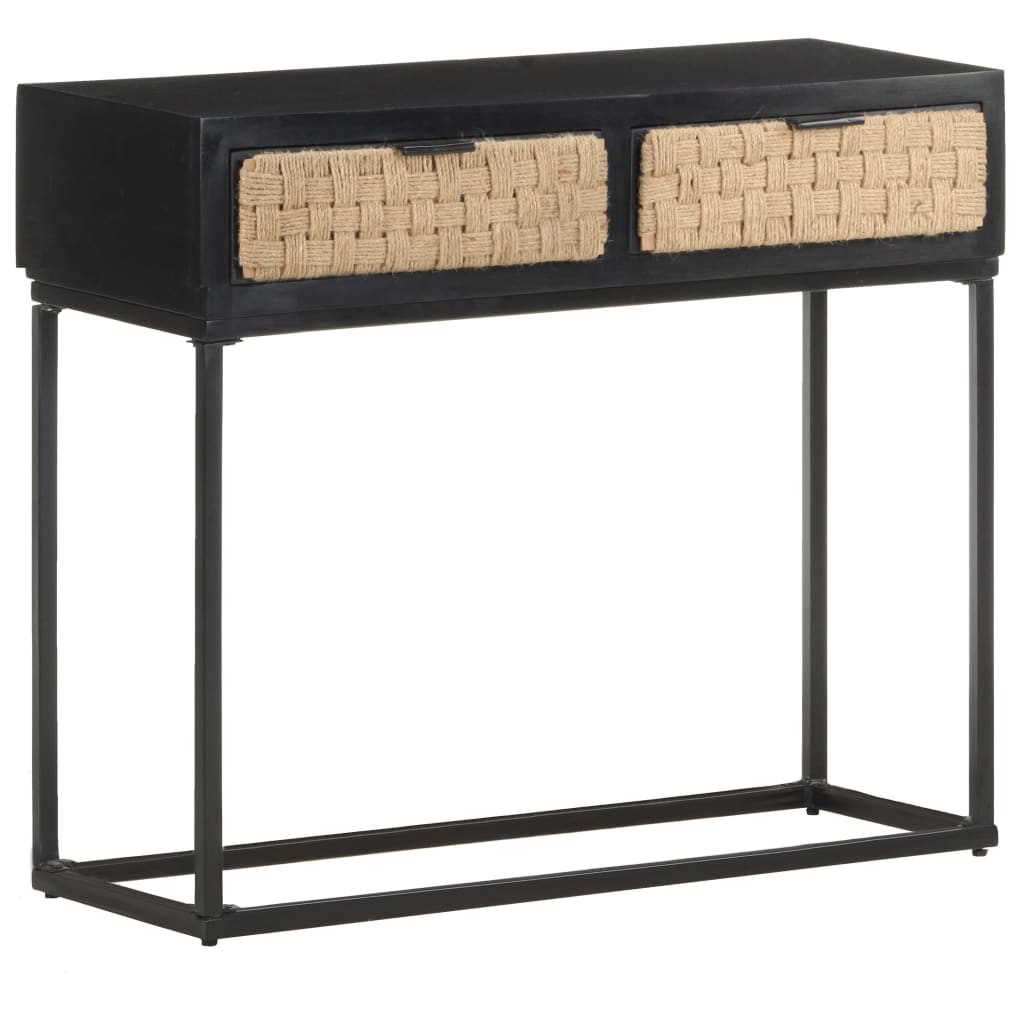 Konsolentisch 90x35x76 cm Massivholz Mango