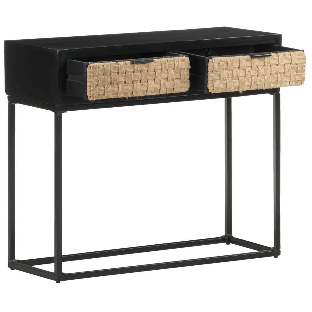 Konsolentisch 90x35x76 cm Massivholz Mango